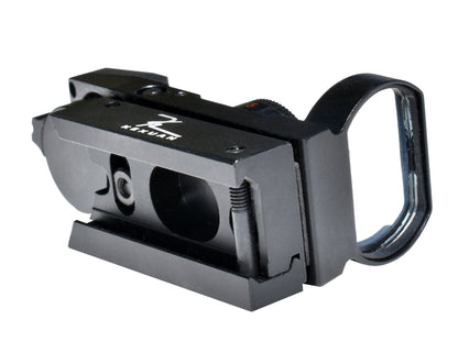 Kexuan Mini Reflex Dot Sight, 4 Red/Green Reticle Patterns with Picatinny Mount