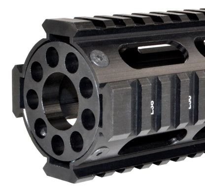 1.80" Front End Cap with holes for Free Float Hanguards, 0.946" Center Hole