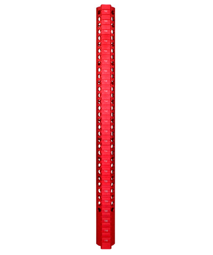 New! 19.25" AR-15 Xtreme Slim Free Float Keymod Handguard, Red Anodized