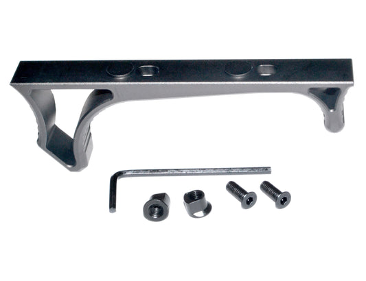 Lightweight Aluminum Hand Stop for Keymod Slots, Black