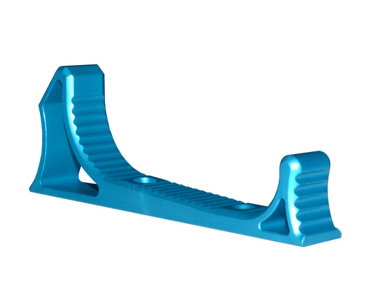 Lightweight Aluminum Hand Stop for M-LOK Slots, Blue