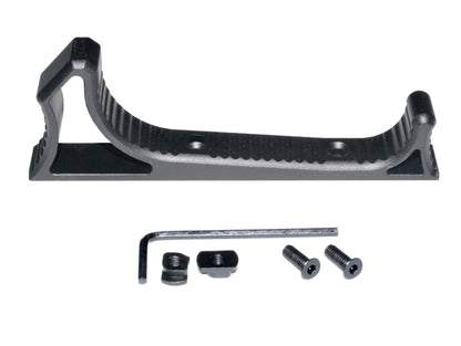 Lightweight Aluminum Hand Stop for M-LOK Slots, Black