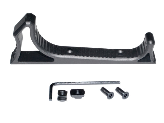 Lightweight Aluminum Hand Stop for M-LOK Slots, Black