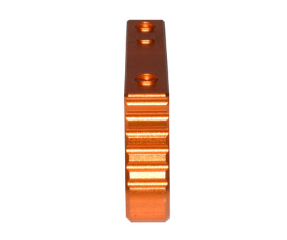 New Design! Lightweight Aluminum Hand Stop for M-LOK Slots from Presma, Golden Orange