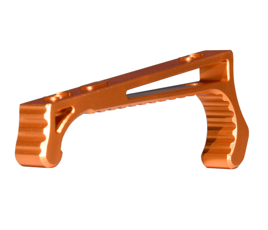 New Design! Lightweight Aluminum Hand Stop for M-LOK Slots from Presma, Golden Orange