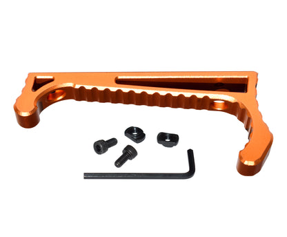 New Design! Lightweight Aluminum Hand Stop for M-LOK Slots from Presma, Golden Orange