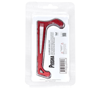 New Design! Lightweight Aluminum Hand Stop for M-LOK Slots from Presma, Red