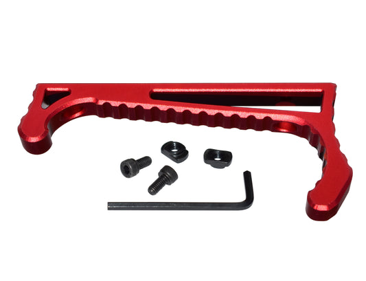 New Design! Lightweight Aluminum Hand Stop for M-LOK Slots from Presma, Red