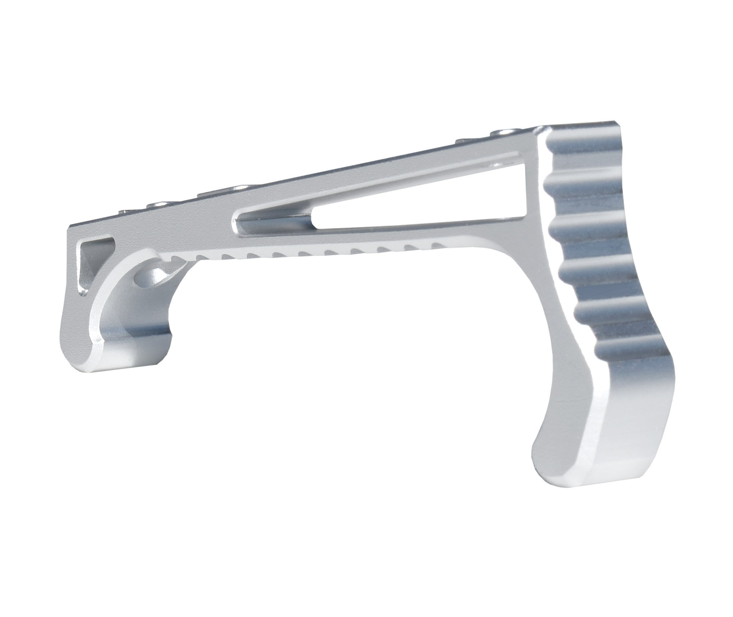 New Design! Lightweight Aluminum Hand Stop for M-LOK Slots from Presma, Silver