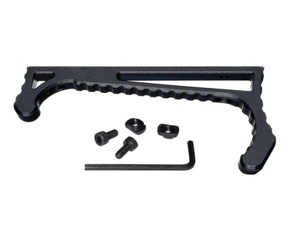 New Design! Lightweight Aluminum Hand Stop for M-LOK Slots from Presma, Black