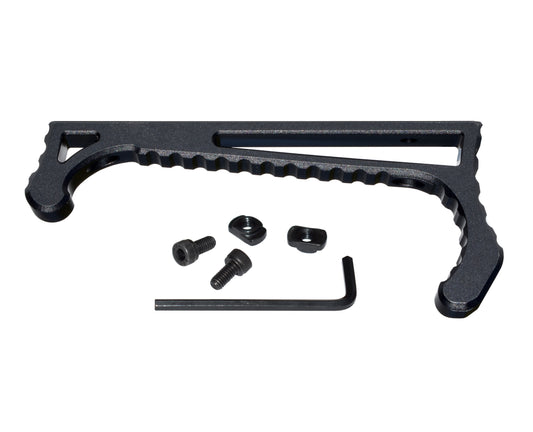 New Design! Lightweight Aluminum Hand Stop for M-LOK Slots from Presma, Black