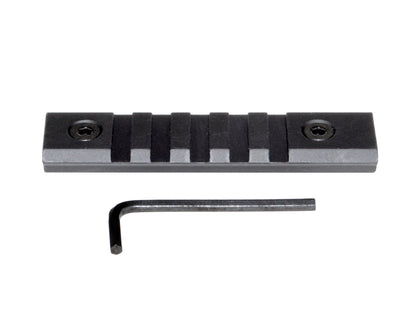 5 Slot Picatinny Rail Section for Keymod Style Mounts