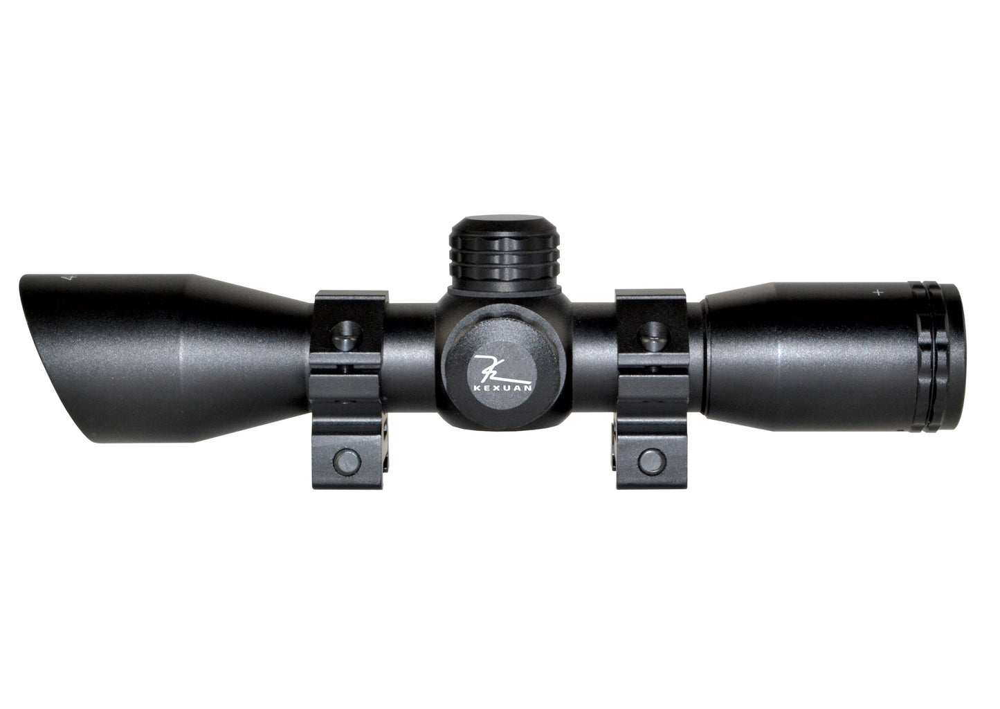 Kexuan 4X32MLF Compact Scope with Red/Green 5 Line Reticle and 1" Picatinny Scope Rings