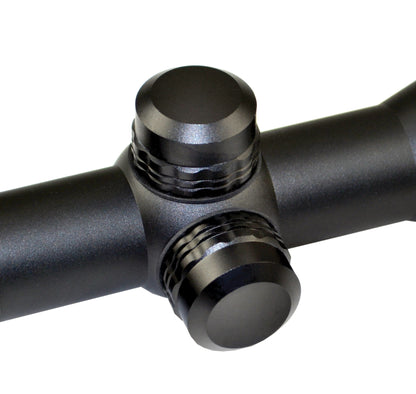 Kexuan 4X32MR Compact Scope with Rangefinder Reticle and 1" Picatinny Scope Rings