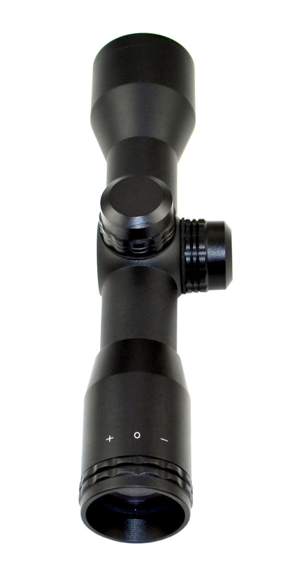 Kexuan 4X32MR Compact Scope with Rangefinder Reticle and 1" Picatinny Scope Rings