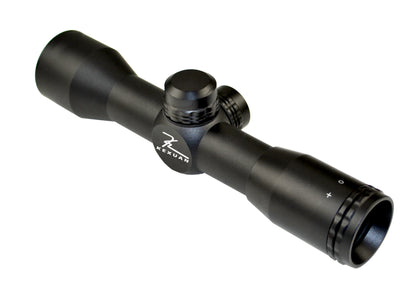 Kexuan 4X32M Compact Scope with Mil-Dot Reticle and 1" Picatinny Scope Rings