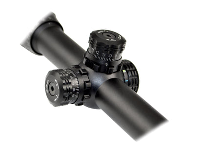 Kexuan 6-24X50 Magnification Hunting Rifle Scope with R/G/B/ Illuminated Mil Dot Reticle