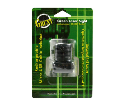 Compact Green Laser Sight for Picatinny Rails, with Ambidextrous On/Off Switch