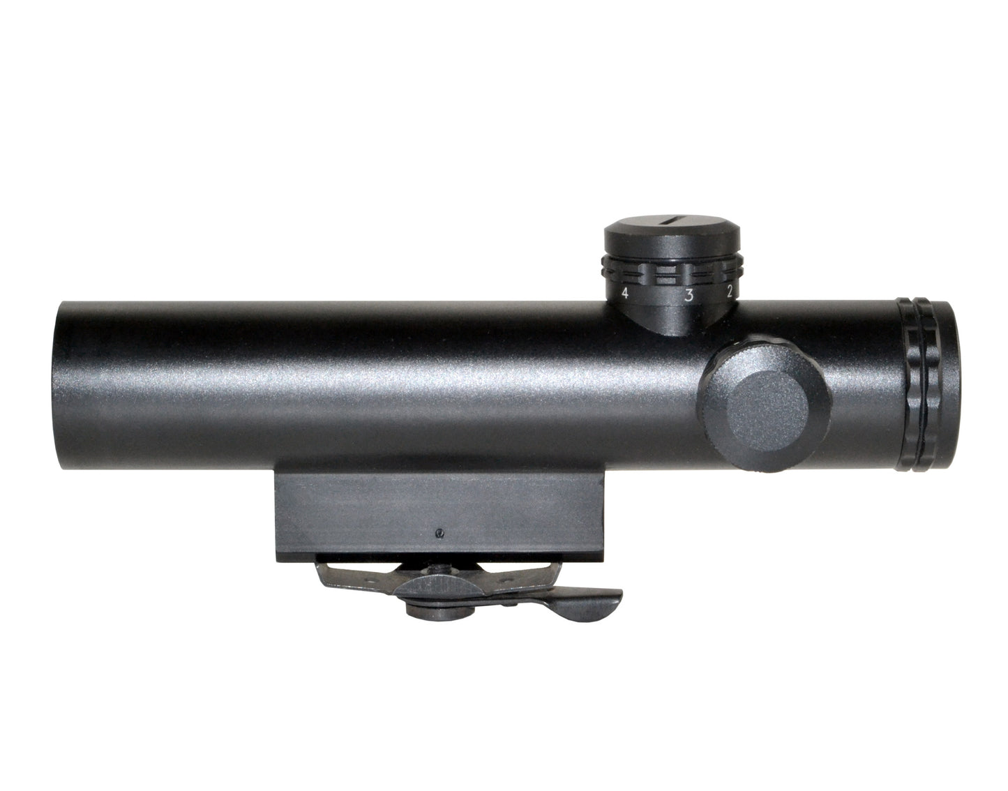 4X20MM Compact Rifle Scope with Illuminated Red/Green Duplex Reticle with Carry Handle Mount