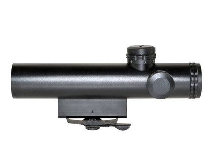 4X20MM Compact Rifle Scope with Illuminated Red/Green Duplex Reticle with Carry Handle Mount