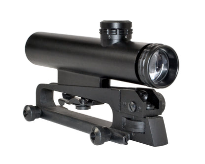 4X20MM Compact Rifle Scope with Duplex Reticle with Carry Handle Mount