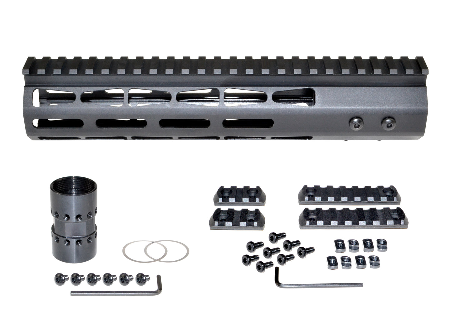 New! Presma Super Light Weight 10" Free Float M-LOK Handguard with Full Top Rail, Fits DPMS LR .308 Low Profile