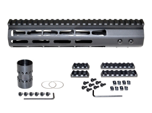 New! Presma Super Light Weight 10" Free Float M-LOK Handguard with Full Top Rail, Fits DPMS LR .308 Low Profile