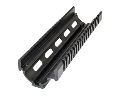 2 Piece Drop In Quad Rail Handguard. Fits LR .308 Low Profile, 8.75" Mid Length