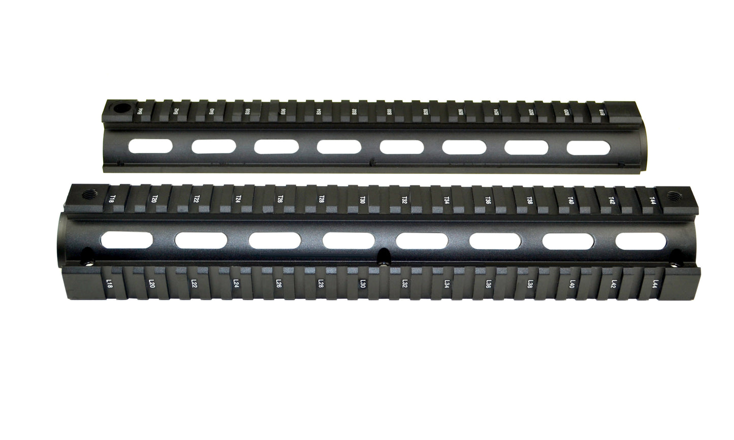 2 Piece Drop In Quad Rail Handguard. Fits LR .308 Low Profile, 12.5" Rifle Length