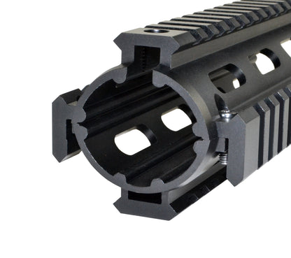 2 Piece Drop In Quad Rail Handguard. Fits LR .308 Low Profile, 12.5" Rifle Length