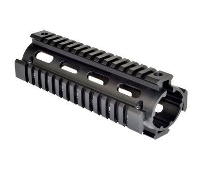2 Piece Drop In Quad Rail Handguard. Fits LR .308 Low Profile, 6.75" Carbine Length