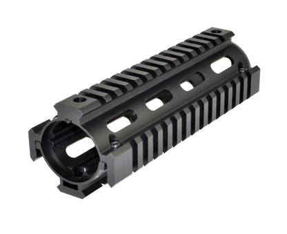 2 Piece Drop In Quad Rail Handguard. Fits LR .308 Low Profile, 6.75" Carbine Length
