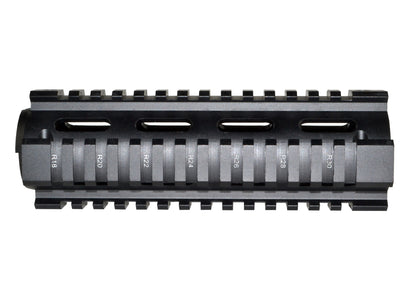 2 Piece Drop In Quad Rail Handguard. Fits LR .308 Low Profile, 6.75" Carbine Length