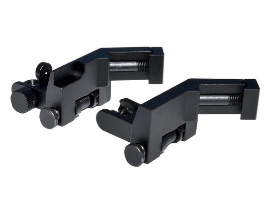 Presma Front & Rear 45 Degree Offset Flip Up Sight Combo Set - Aluminum