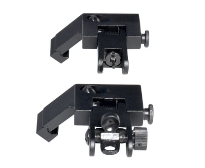 Presma Front & Rear 45 Degree Offset Flip Up Sight Combo Set - Aluminum