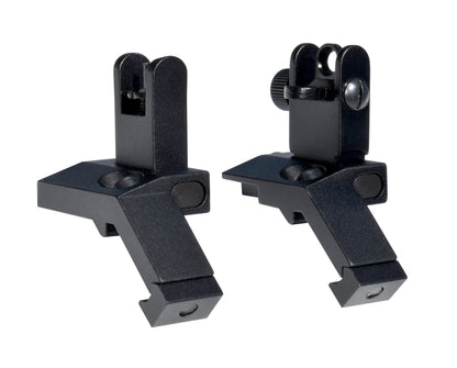 Presma Front & Rear 45 Degree Offset Flip Up Sight Combo Set - Aluminum