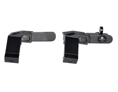 Presma Front & Rear 45 Degree Offset Flip Up Sight Combo Set - Aluminum