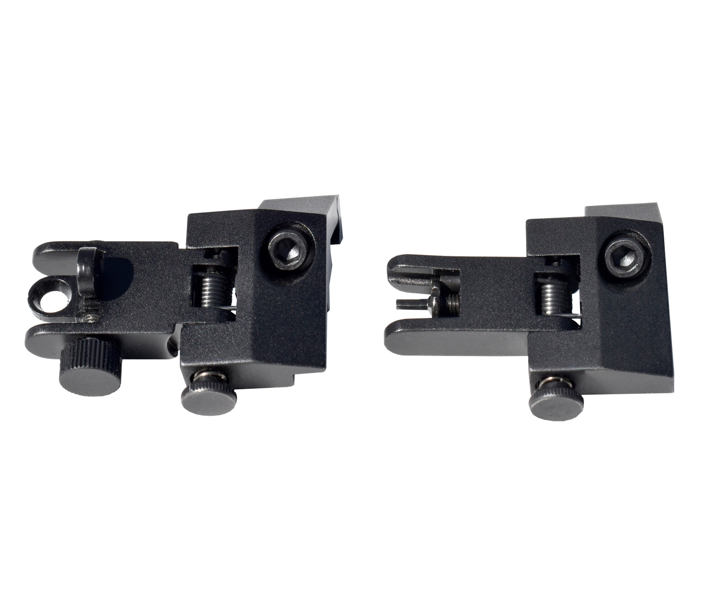 Presma Front & Rear 45 Degree Offset Flip Up Sight Combo Set - Aluminum