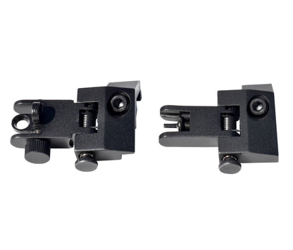 Presma Front & Rear 45 Degree Offset Flip Up Sight Combo Set - Aluminum