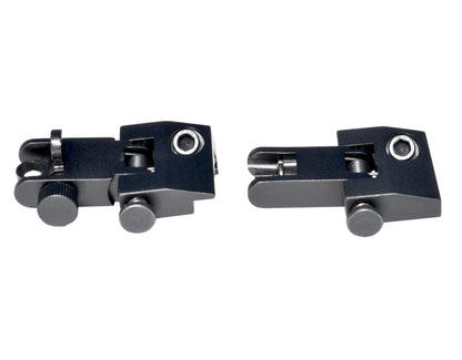 Presma Front & Rear 45 Degree Offset Flip Up Sight Combo Set - Aluminum