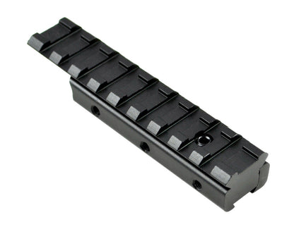 Dovetail .22 to Picatinny RaiL Scope Mount Adaptor - 9 Slots
