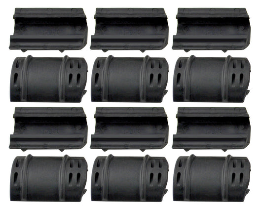 Rail Mount Covers for Picatinny/Weaver Rails, 12 Piece Set