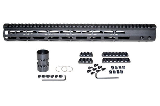 New! Presma Super Light Weight 17" Free Float M-LOK Handguard with Full Top Rail, AR-15 .223/5.56