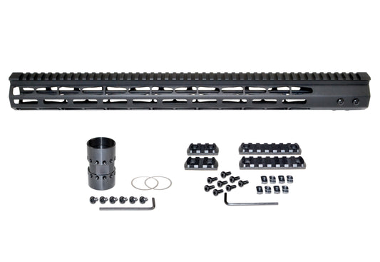 New! Presma Super Light Weight 19" Free Float M-LOK Handguard with Full Top Rail, AR-15 .223/5.56