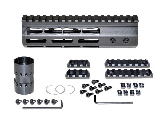 New! Presma Super Light Weight 7" Free Float M-LOK Handguard with Full Top Rail, AR-15 .223/5.56
