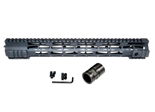 Presma® AR-15 M-LOK Series Slim Free Float Handguards, 15"