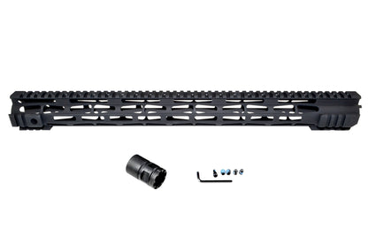 Presma® AR-15 M-LOK Series Slim Free Float Handguards, 19.5"