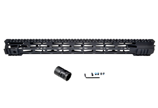 Presma® AR-15 M-LOK Series Slim Free Float Handguards, 19.5"