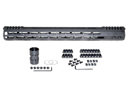 New! Presma Super Light Weight 17" Free Float M-LOK Handguard with Partial Top Rail, AR-15 .223/5.56