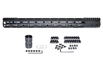 New! Presma Super Light Weight 19" Free Float M-LOK Handguard with Partial Top Rail, AR-15 .223/5.56